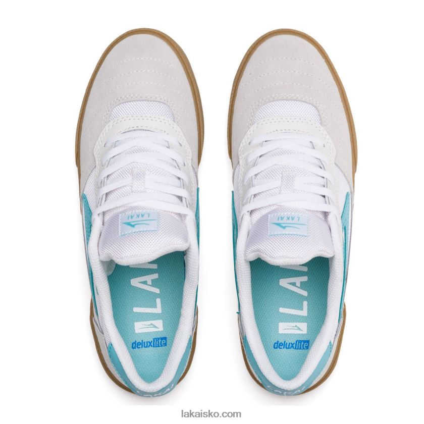 cambridge skateboard sko hvid 4T8Z8F198 Lakai