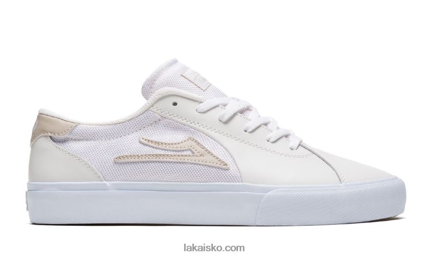 flaco 2 skateboardsko i læder hvid 4T8Z8F241 Lakai