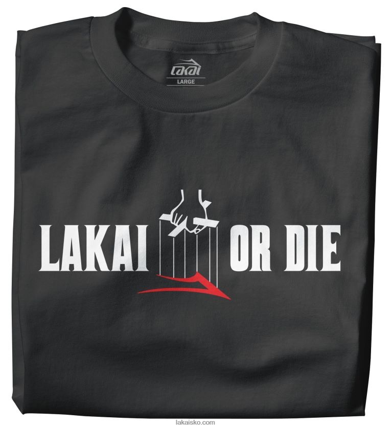 mafioso t-shirt sort 4T8Z8F326 Lakai